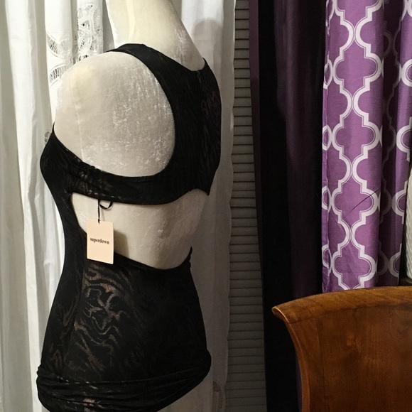 NWT Superdown Tristian Dress XS Black metallic - Picture 12 of 16